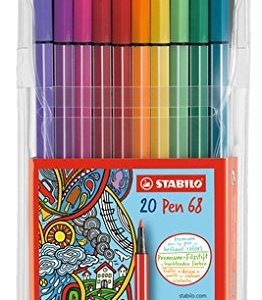 ROTULADOR STABILO PREMIUM PEN 68 20 COLORES SURTIDOS