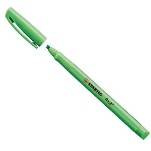 MARCADOR FLUORESCENTE STABILO FLASH VERDE