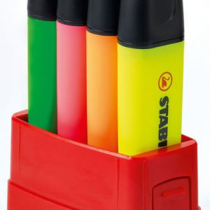 MARCADOR FLUORESCENTE STABILO BOSS ORIGINAL 4 UD BIG BOSS B