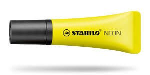 MARCADOR STABILO NEON AMARILLO