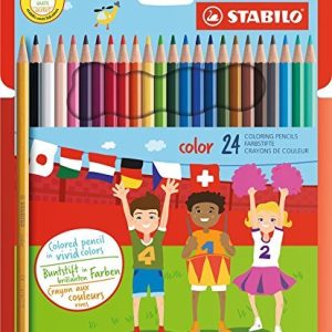 LAPIZ STABILO COLOR 24 COLORES SURTIDOS