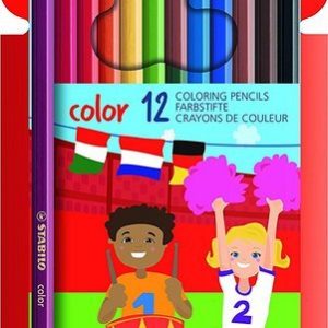 LAPIZ STABILO COLOR 12 COLORES SURTIDOS