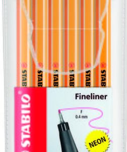 ROTULADOR STABILO POINT 88 ESTUCHE 6 UNID COLORES NEON