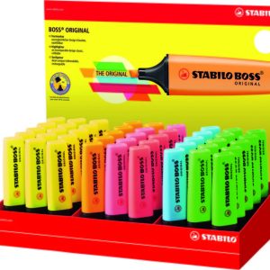 EXPOSITOR 45 MARCADORES STABILO BOSS ORIGINAL
