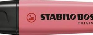 MARCADOR STABILO BOSS PASTEL ROSA CEREZO