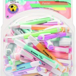 BOMBONERA 100 MARCADOR STABILO SWING COOL COLORES PASTEL