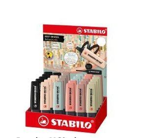 EXPOSITOR 30 MARCADOR STABILO BOSS NATURECOLORS SURTIDOS