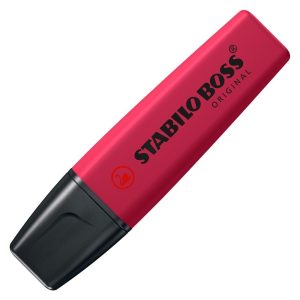 MARCADOR STABILO BOSS NATURECOLORS WILDFLOWERS ROJO BERGO?A
