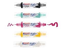 ROTULADOR ACRILICO 3D EDDING 5400 5 COLORES SURTIDOS