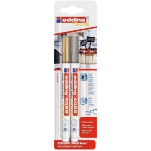 ROTULADOR EDDING 4085 BLISTER ORO/ PLATA