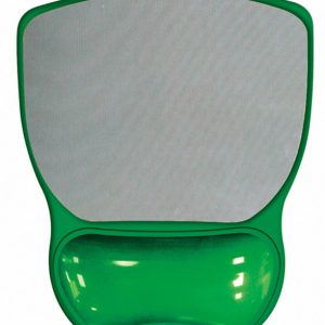 ALFOMBRILLA PARA RATON OPTICO CON REPOSA MU?ECA DE GEL VERD