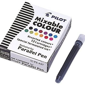 RECAMBIO 12 CARTUCHOS PARALLEL PEN COLORES SURTIDOS