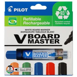 ROTULADOR PILOT PIZARRA VBOARD MASTER 5 COLORES SURTIDOS