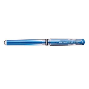 BOLIGRAFO UNIBALL SIGNO UM-153 AZUL METALICO