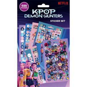 LIBRETA DE PEGATINAS 500 PIEZAS K-POP DEMON HUNTERS