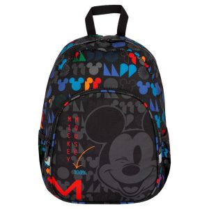 MOCHILA JUNIOR 36CM TOBY MICKEY CON BOLSILLO FRONTAL