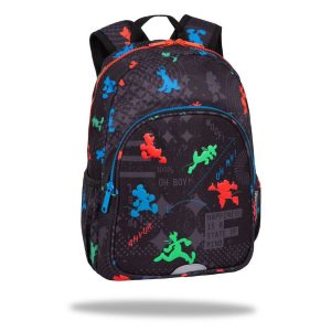 MOCHILA JUNIOR 36CM MICKEY MOUSE CON BOLSILLO FRONTAL