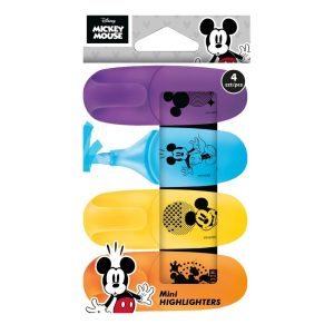 MARCADORES PASTEL MICKEY MOUSE - 4 DISE?OS