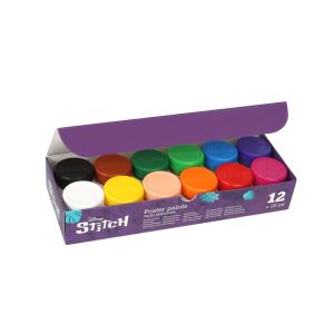 TEMPERAS 12 UNIDADES STITCH