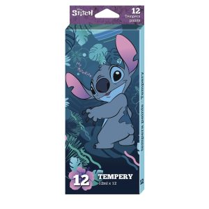 TEMPERAS EN TUBO 12 UNIDADES STITCH