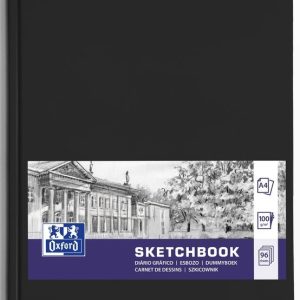 BLOC DIBUJO A4 ARTBOOK MONOCOLOR NEGRO OXFORD
