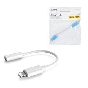 CABLE ADAPTADOR SMARTPHONE LIGHTNING AUX PLATINET