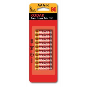 PILAS KODAK SHD AAA R3 BLISTER 10 UDS