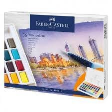ACUARELAS FABER CASTELL CREATIVE STUDIO 36 COLORES