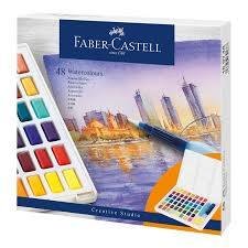 ACUARELAS FABER CASTELL CREATIVE STUDIO 48 COLORES
