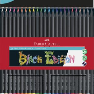 LAPIZ FABER CASTELL BLACK EDITION 24 COLORES SURTIDOS