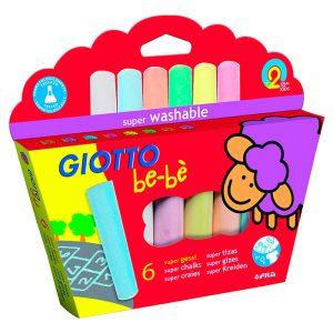 GIOTTO BEBE SUPER TIZAS ESTUCHE 6 UD
