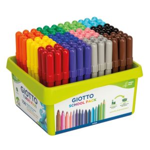 ROTULADOR GIOTTO TURBO MAXI PACK ESCOLAR 108UNID