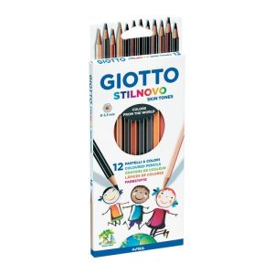 LAPIZ GIOTTO STILNOVO SKIN TONES 12 COLORES