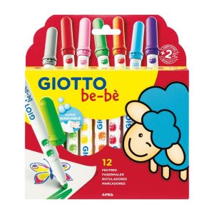 ROTULADOR GIOTTO BEBE 12 COLORES SURTIDOS