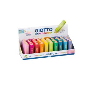 EXPOSITOR 40 GOMA GIOTTO HAPPY COLORES VIVOS