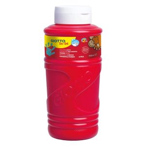 PINTURA DEDOS GIOTTO BEBE 750 ML ROJO
