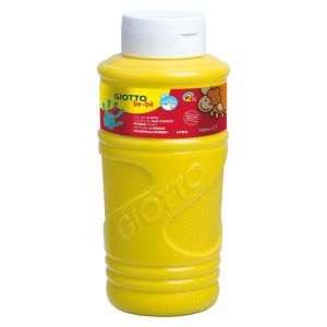 PINTURA DEDOS GIOTTO BEBE 750 ML AMARILLO PRIMARIO