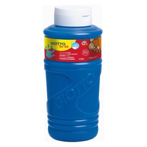 PINTURA DEDOS GIOTTO BEBE 750 ML AZUL CYAN PRIMARIO