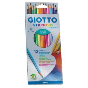 LAPIZ ACUARELA GIOTTO STYLNOVO 12 COLORES SURTIDOS