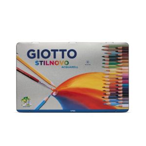 LAPIZ GIOTTO STILNOVO ACQUARELL 36 COLORES ESTUCHE METAL