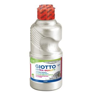 TEMPERA GIOTTO 250ML METALIZADA PLATA