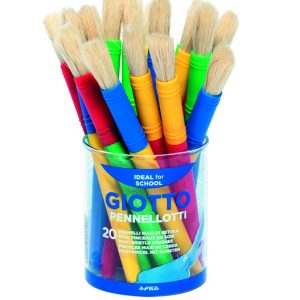 BOTE 20 PINCEL ESCOLAR GIOTTO MAXI