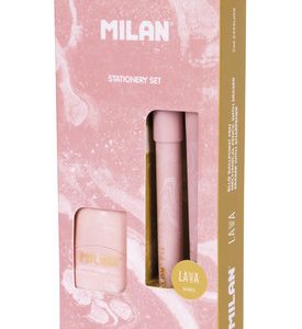 PACK BOLIGRAFO P1 + PORTAMINAS PL1 0,5MM + AFILABORRA ROSA