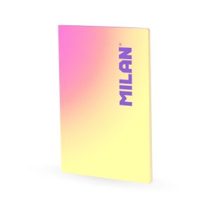 LIBRETA A4 ENCOLADA CUADROS 5X5 48H 95GR SUNSET AMARILLO