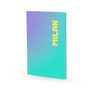 LIBRETA A4 ENCOLADA CUADROS 5X5 48H DE 95GR SUNSET TURQUESA