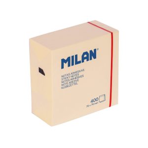 TACO NOTAS ADHESIVAS 76 X 76 MM 400 UDS BEIGE MILAN