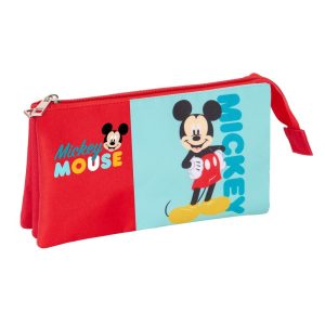 ESTUCHE PORTATODO TRIPLE MICKEY MOUSE