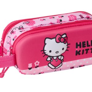 PORTATODO DOBLE 3D HELLO KITTY