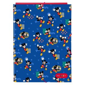 CARPETA CARTON FOLIO GOMAS SOLAPAS MICKEY MOUSE TODAY