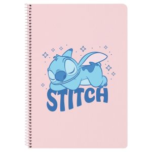 LIBRETA FOLIO TAPAS DURAS 80 H, STITCH OHANA